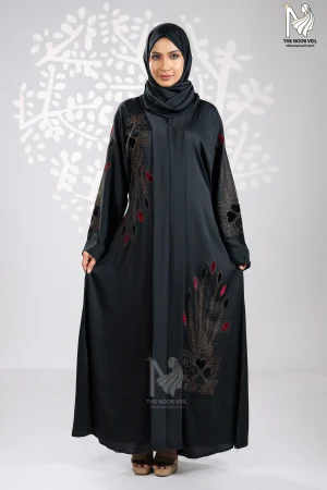 moyuri abaya black